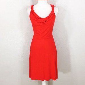 Orange Twist Dress